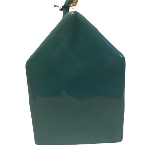 Rae Dunn Teal Birdhouse - Picture 3 of 5
